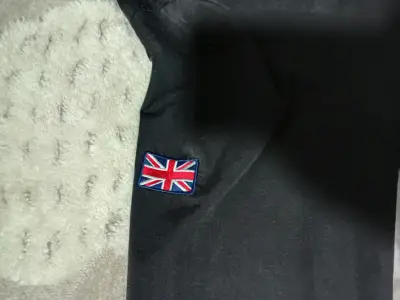 Chaqueta negra Lonsdale con forro escocés - miniatura 5