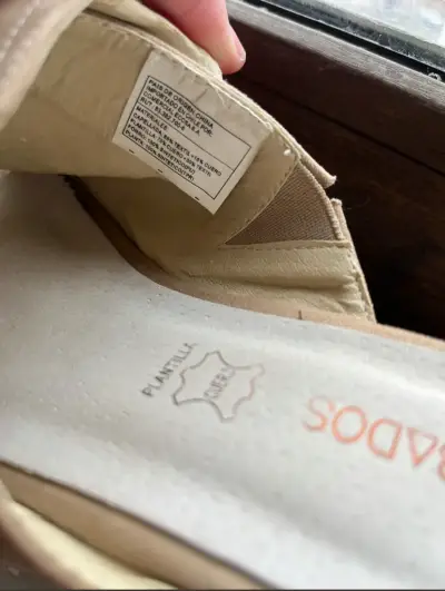 Zuecos de Plataforma Beige para Mujer - miniatura 5