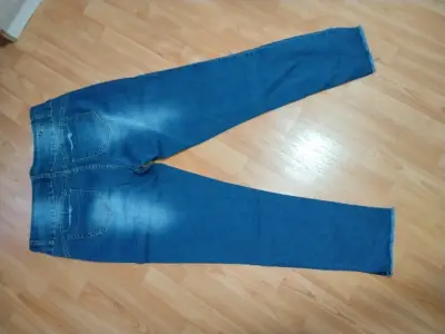 Jeans de mujer con detalles brillantes talla 52 - miniatura 2