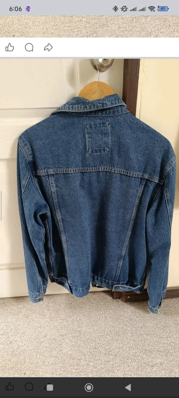 Chaqueta de mezclilla azul para hombre Americanino - 2