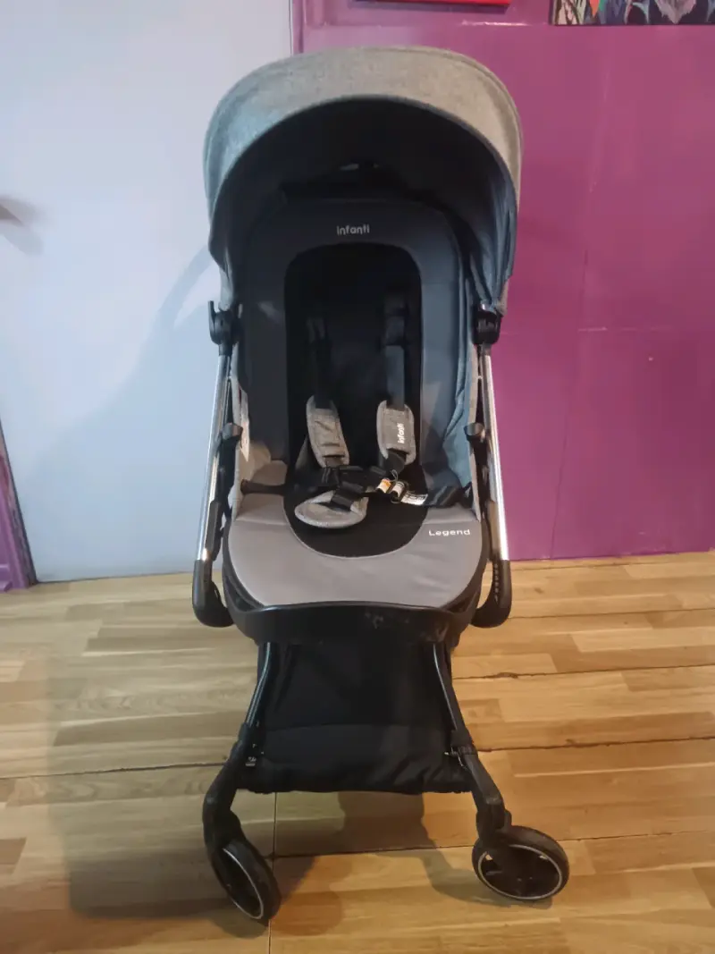 Coche de bebé Infanti Legend gris plegable - 3