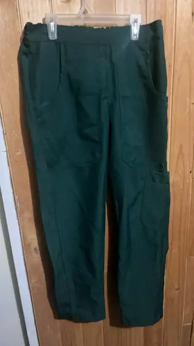 Pantalones cargo clínico verdes unisex - miniatura 1