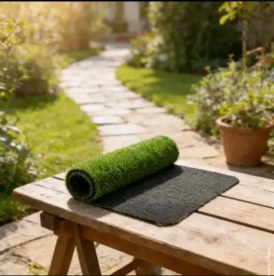 Césped Sintético Verde para Jardín Terraza X 3M - miniatura 3