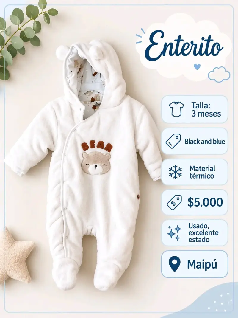 Enterito polar para bebé