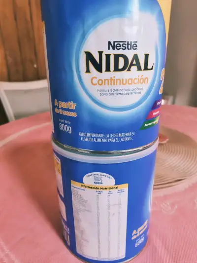 Fórmula Láctea Nestlé Nidal Continuación 800g - miniatura 1