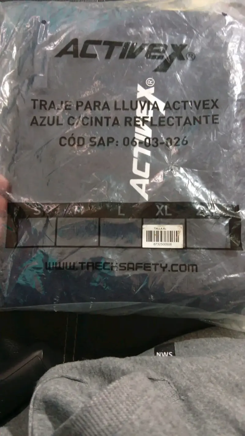 Traje impermeable con cinta reflectante Activex - 2