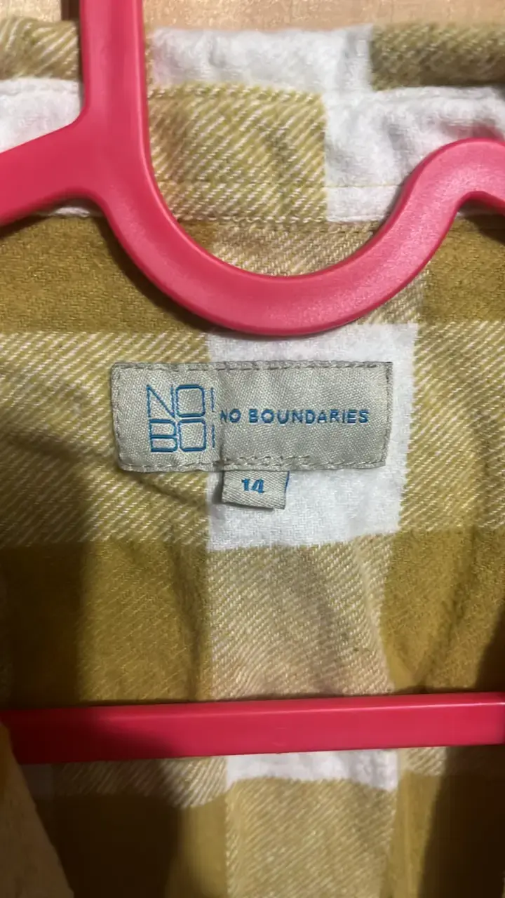 Camisa a cuadros amarilla No Boundaries - 2