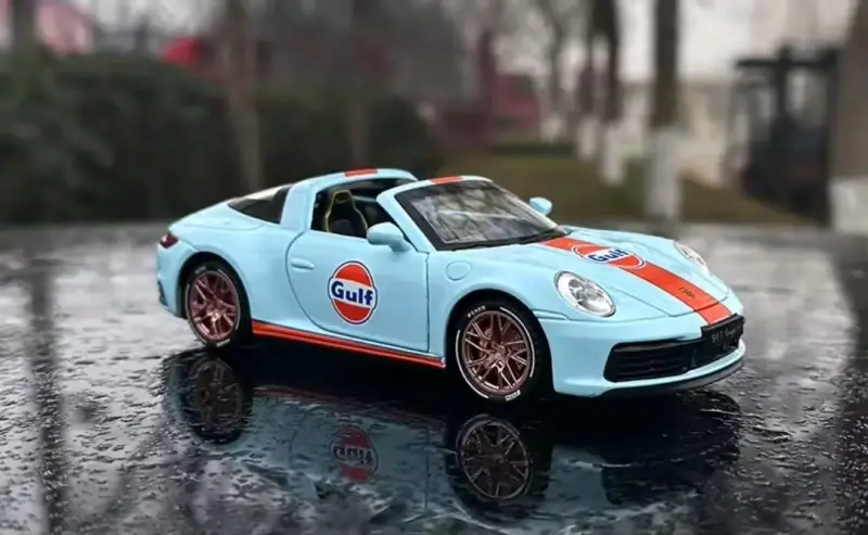 Auto de Juguete Porsche 911 Gulf Esc 1:32. 15,5 Cm - 1