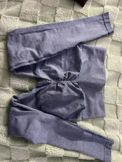 Leggings deportivos gris para mujer S - miniatura 1