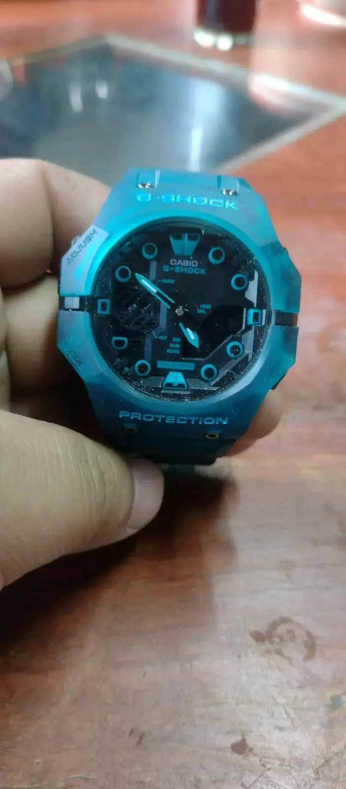 Reloj Casio G-Shock GA-2100 Azul Resistente - 2