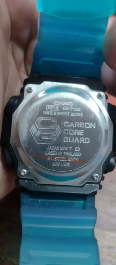Reloj Casio G-Shock GA-2100 Azul Resistente - miniatura 3