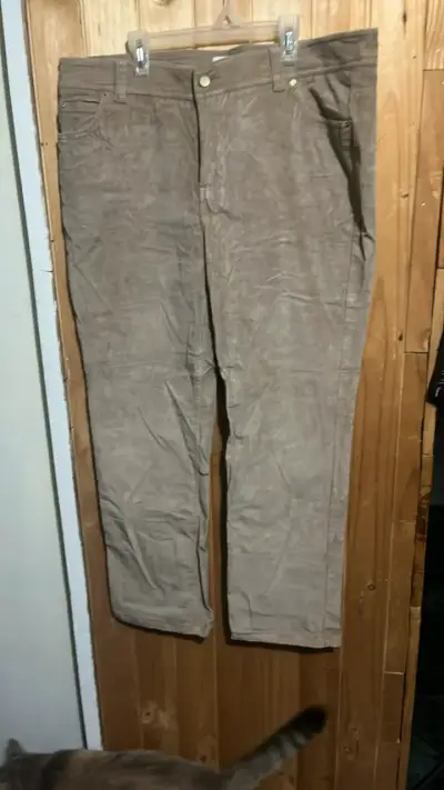 Pantalones beige Canadienne talla 48 - miniatura 1