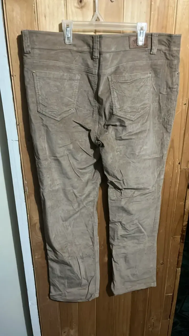 Pantalones beige Canadienne talla 48 - 3