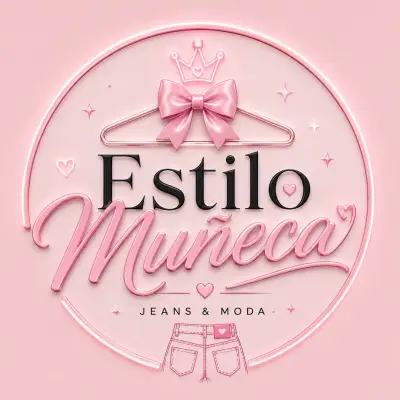 Jeans europeos con malla metálica  full moda🎀 - miniatura 1