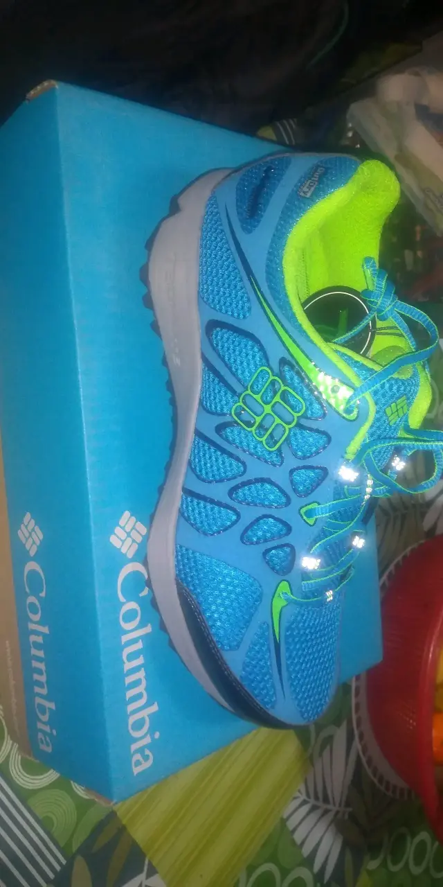 Zapatillas deportivas Columbia azul y verde - 2