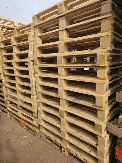 Pallets de madera reutilizables en buen estado - miniatura 2