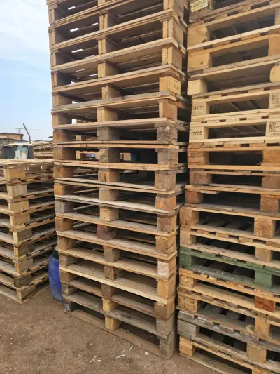 Pallets de madera reutilizables en buen estado - miniatura 3