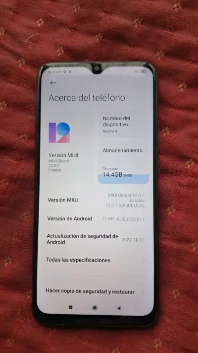 Smartphone Xiaomi Redmi 9 con 64GB de almacenamiento - miniatura 1