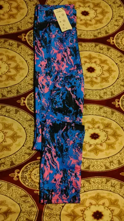 Leggings deportivos estampados coloridos para mujer - miniatura 2
