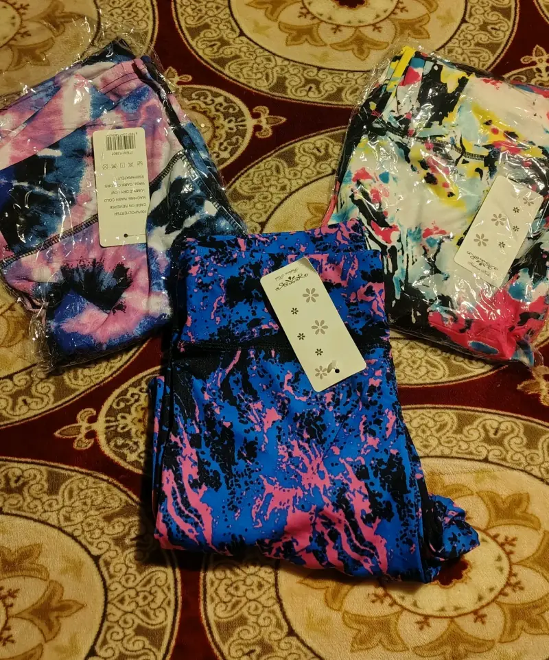 Leggings deportivos estampados coloridos para mujer - 3