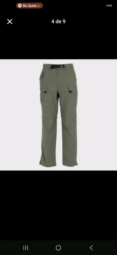 Pantalón Outdoor desmontable Hombre UV45 Maritex - miniatura 3