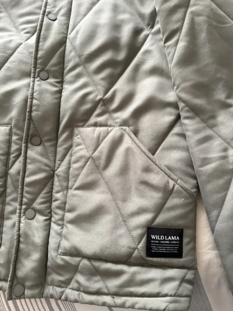 Chaqueta acolchada verde oliva Wild Lama - 2