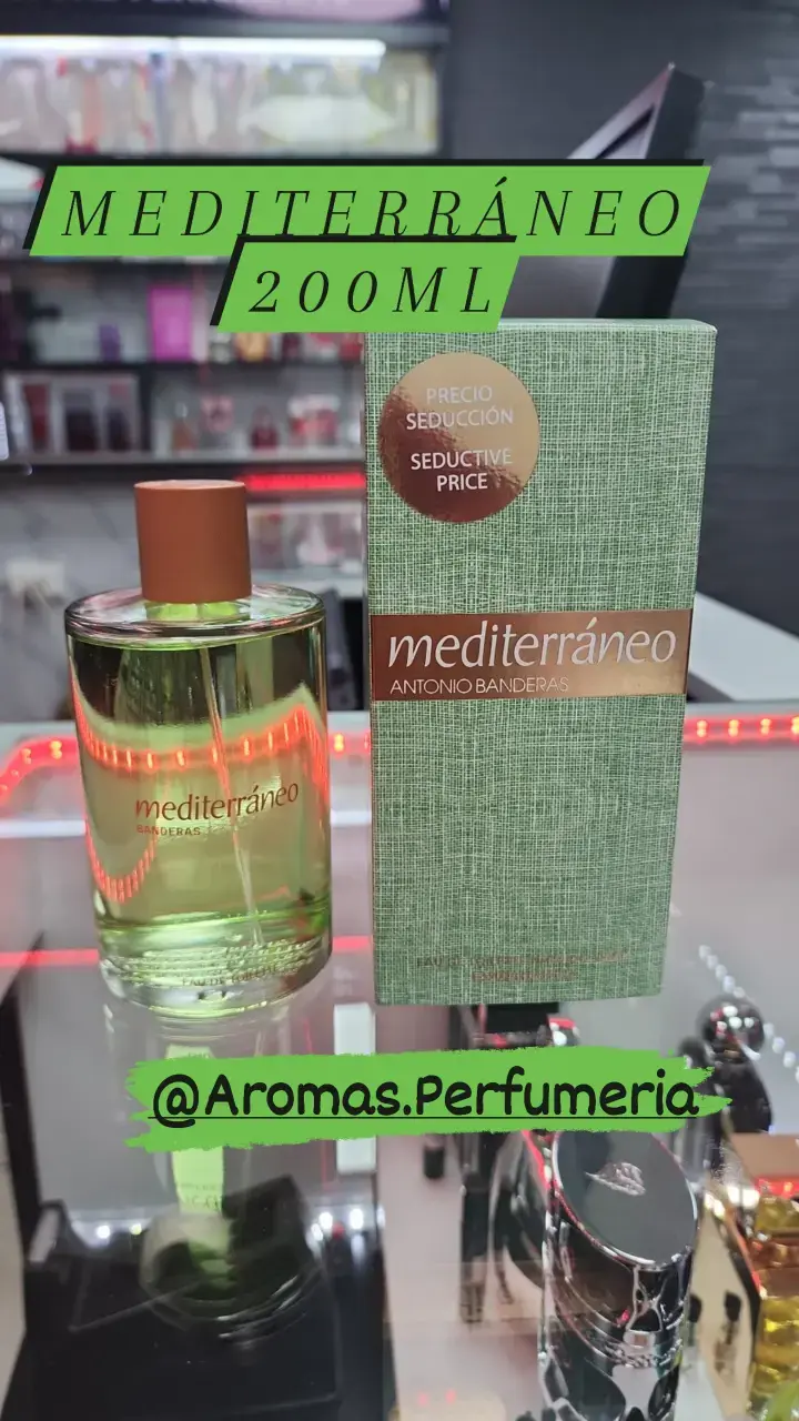 Perfume Mediterráneo Antonio Banderas 200ml
