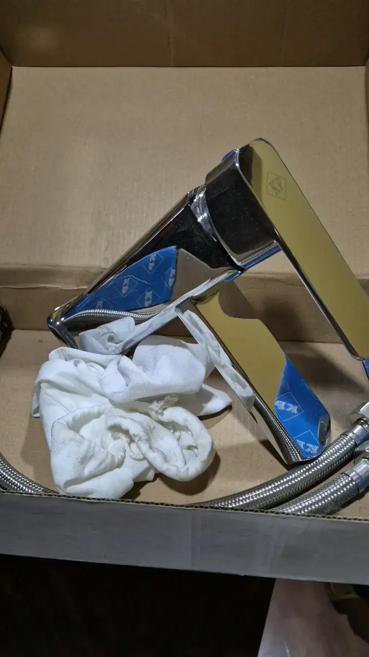 Grifo monomando cromado para baño KP - 2