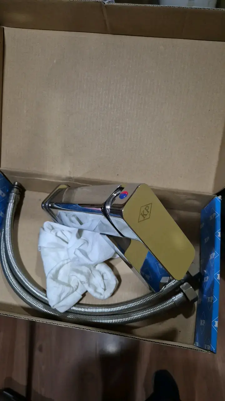 Grifo monomando cromado para baño KP - 3