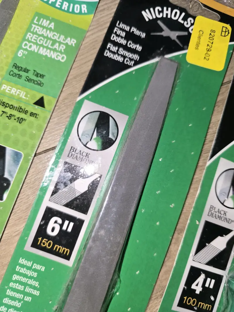 Set de 5 Limas Pro Nicholson con mango ergonómico - 5
