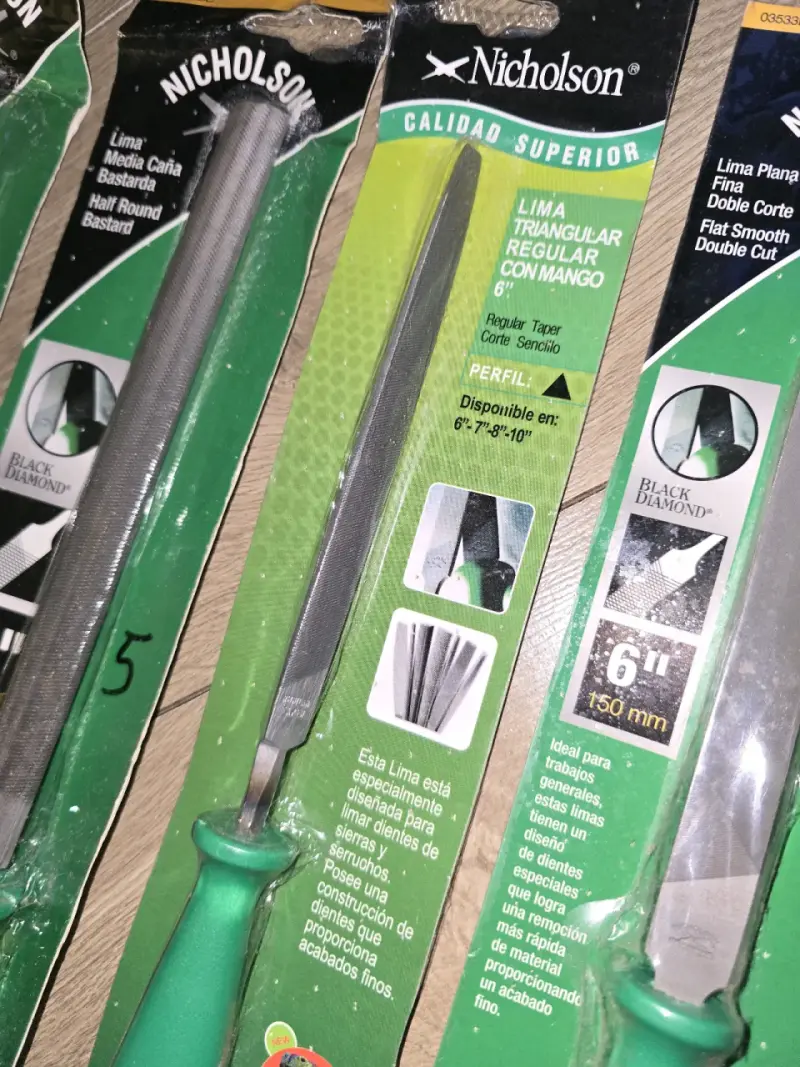 Set de 5 Limas Pro Nicholson con mango ergonómico - 6