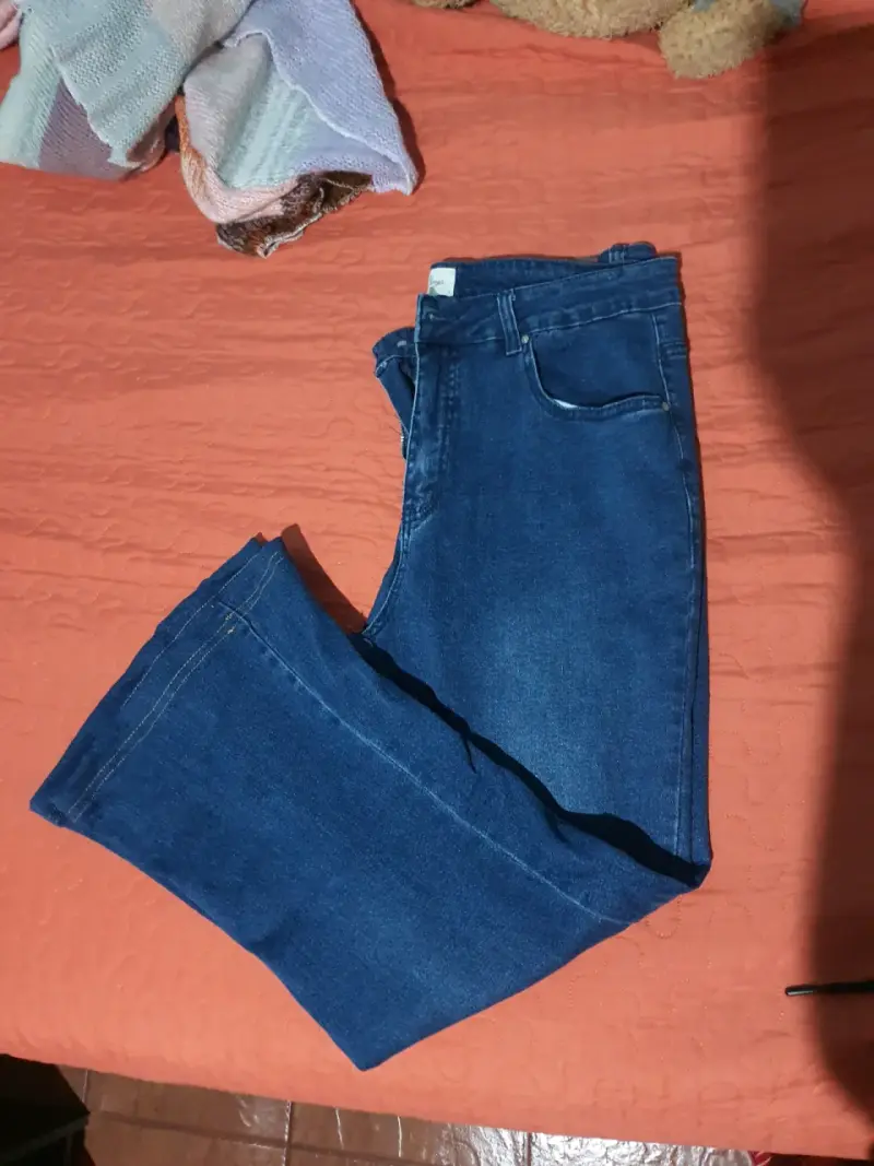 Jeans azul oscuro para mujer talla 46 - 2