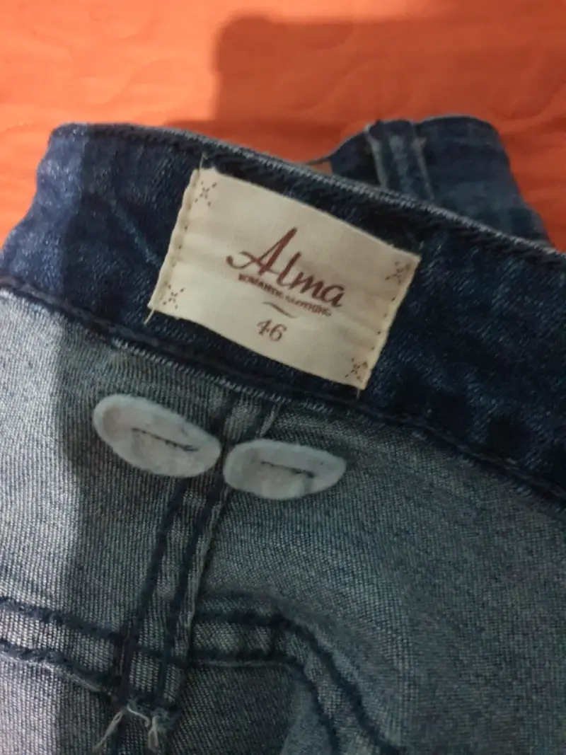 Jeans azul oscuro para mujer talla 46 - 3
