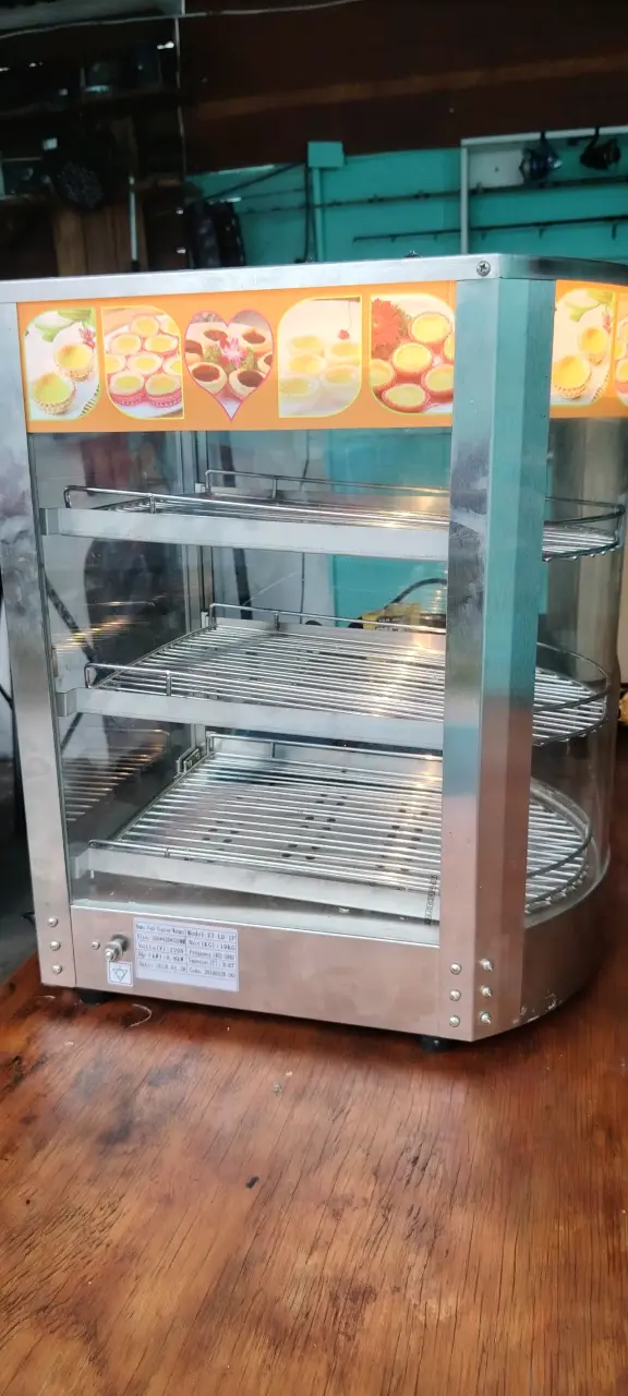 Vitrina Calentadora de Alimentos de Acero Inoxidab - 6