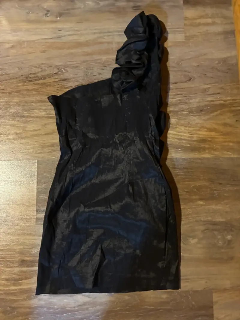 Vestido negro elegante talla M - 2