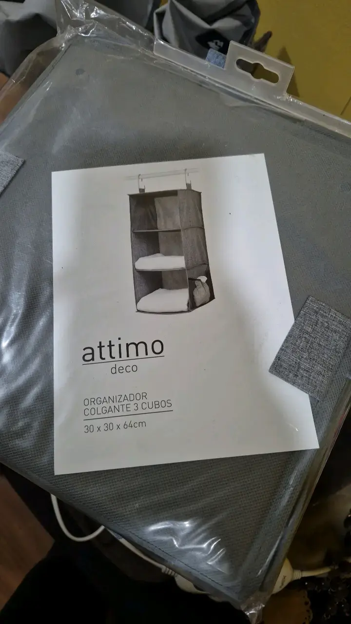 Organizador colgante de 3 cubos Attimo Deco
