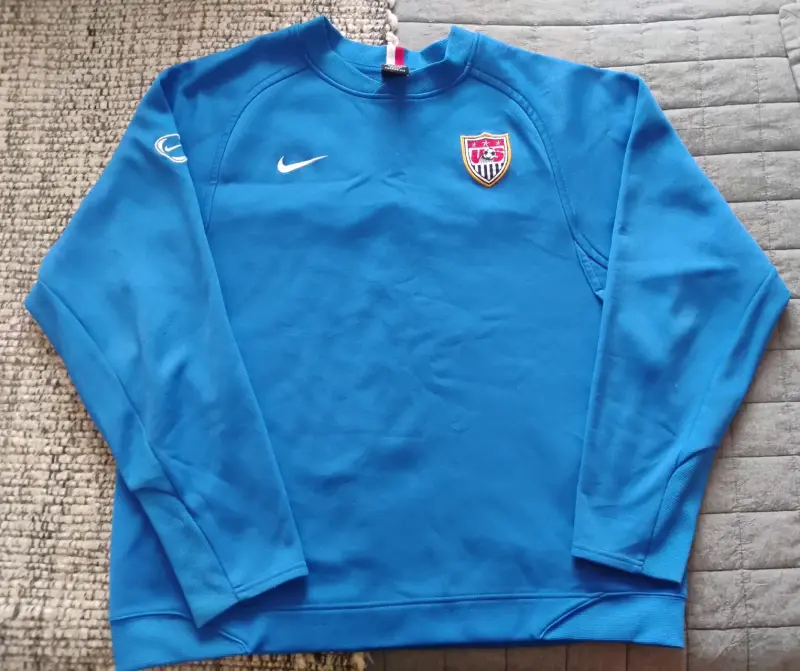 Polerón Nike Therma-Fit Azul Talla XL - 6