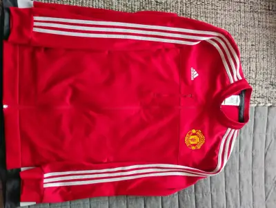 Chaqueta Roja Manchester United Adidas Original - miniatura 1