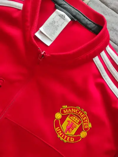 Chaqueta Roja Manchester United Adidas Original - miniatura 3