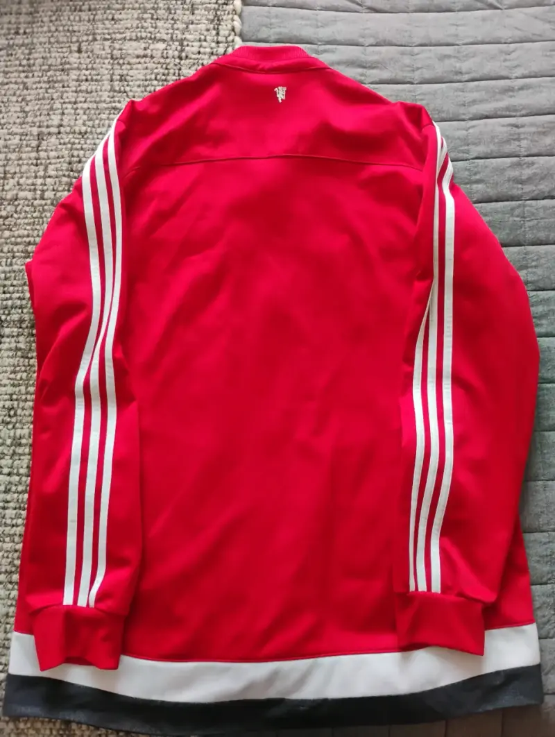 Chaqueta Roja Manchester United Adidas Original - 4