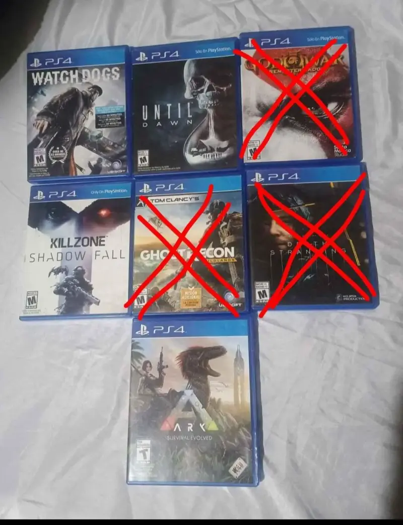 Lote de videojuegos PS4 - 1