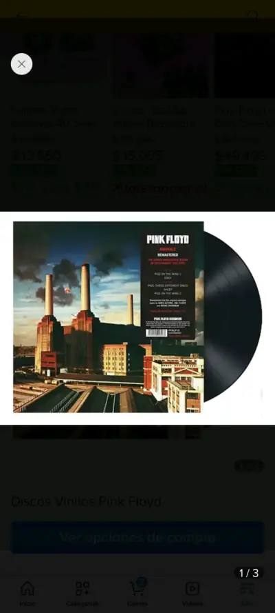 Vinilo Pink Floyd Animals Remastered - miniatura 1
