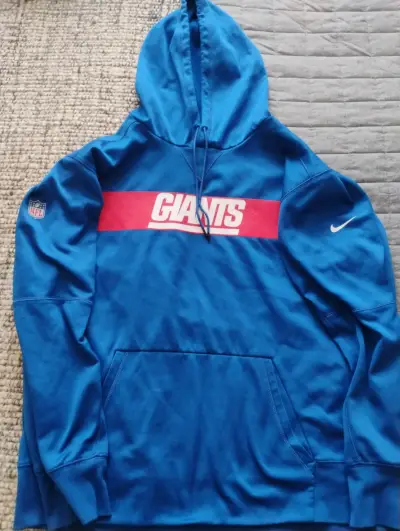 Polerón azul Giants con capucha Nike NFL - miniatura 2