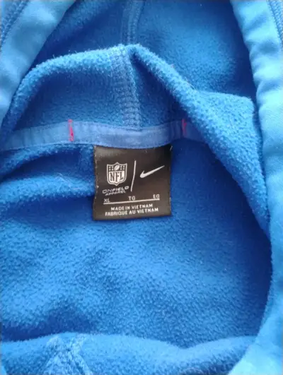 Polerón azul Giants con capucha Nike NFL - miniatura 5