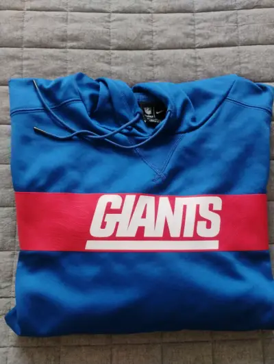 Polerón azul Giants con capucha Nike NFL - miniatura 6
