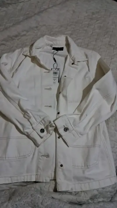 Chaqueta blanca de algodón Saville Row - miniatura 1