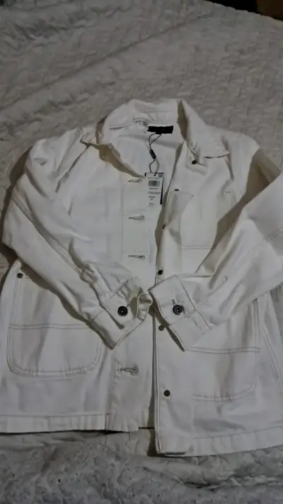 Chaqueta blanca de algodón Saville Row - miniatura 2