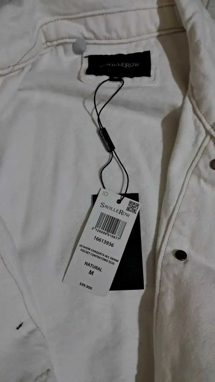 Chaqueta blanca de algodón Saville Row - 3