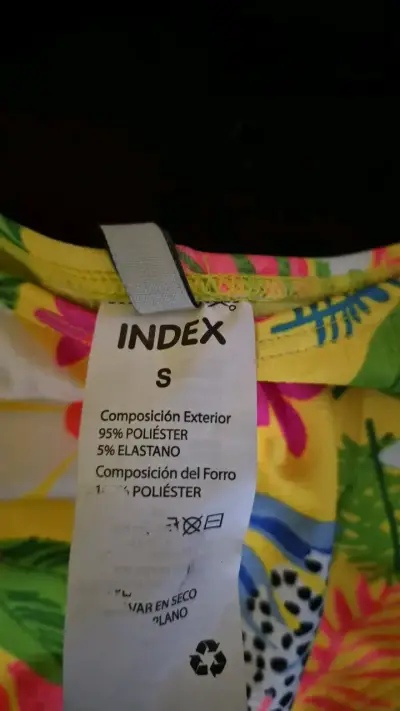 Bikini floral amarillo Index talla S - miniatura 2