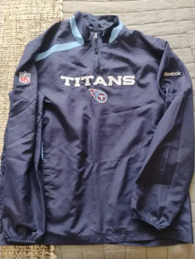 Chaqueta NFL Titans Reebok azul marino - miniatura 3